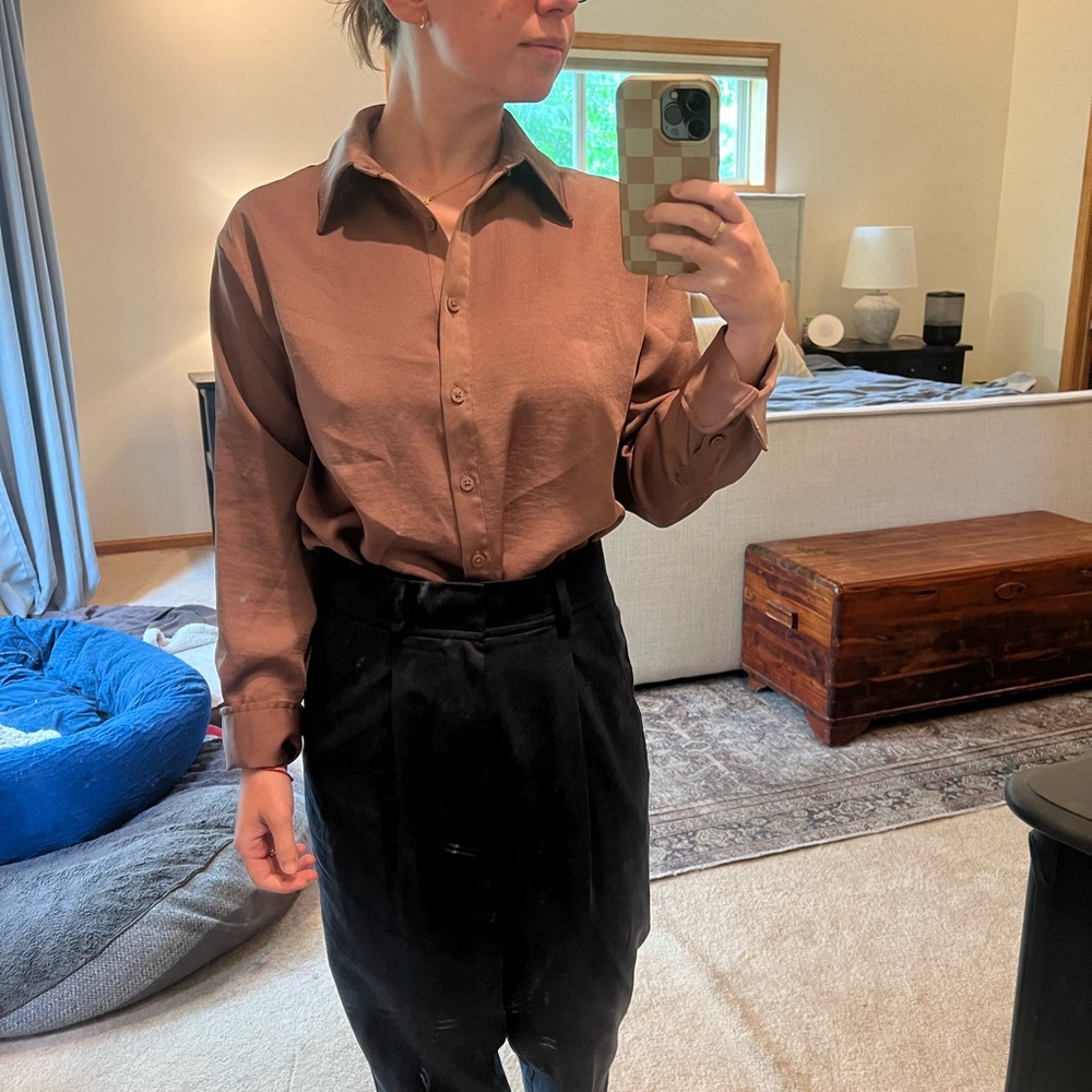 Mauve dress shirt